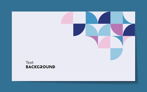 Cover template with geometric background. Background for the banner. Vector