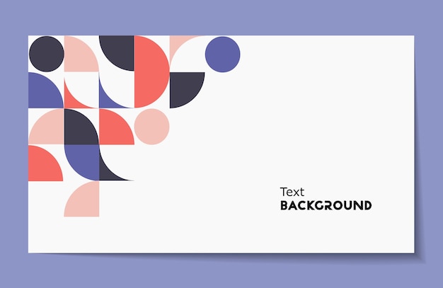 Cover template with geometric background. Background for the banner. Vector