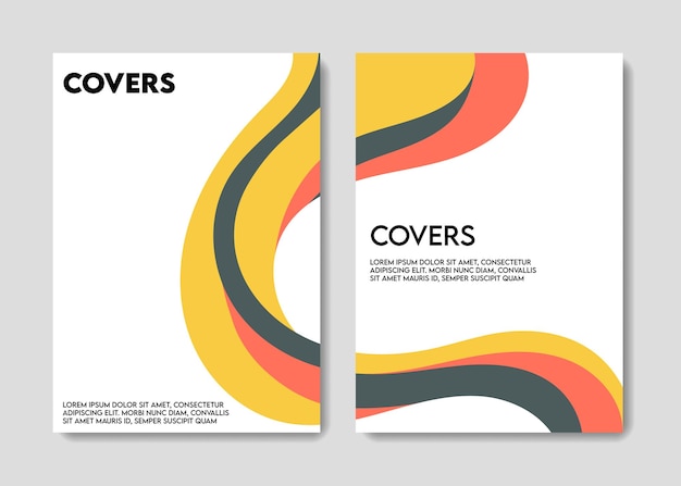 Covers design background and brochure template