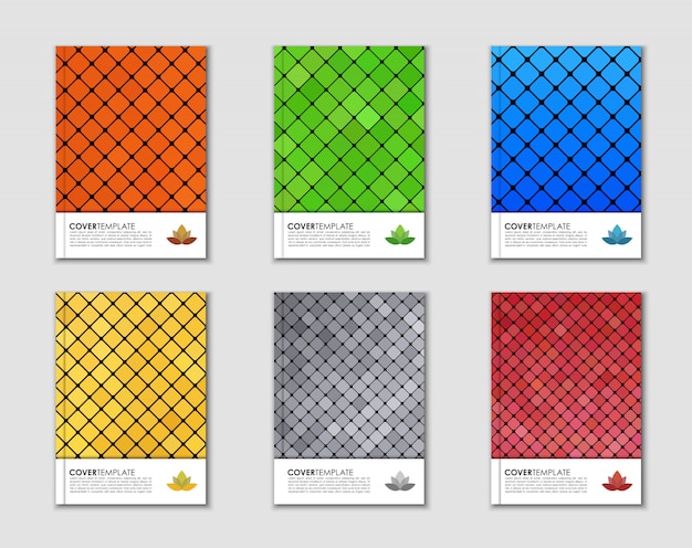 Covers with mosaic texture