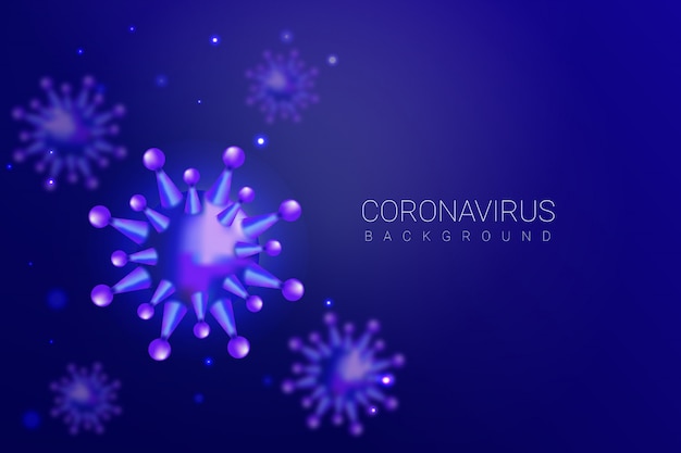 COVID-19 coronavirus disease background illustration