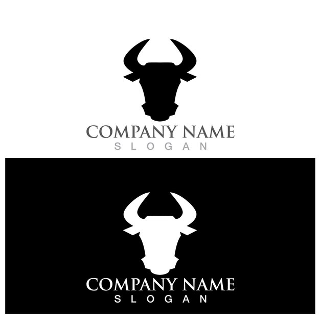 Cow Logo Template vector icon