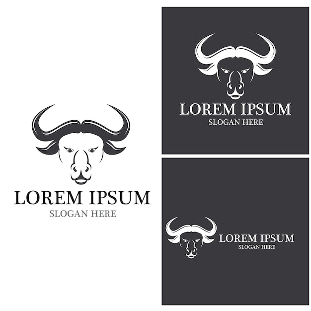 Cow Logo Template vector icon