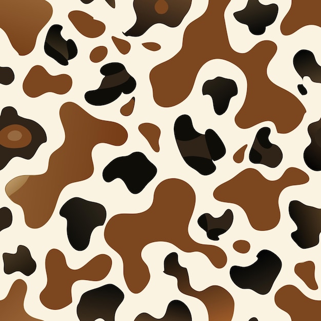 Cow print vector illustration design