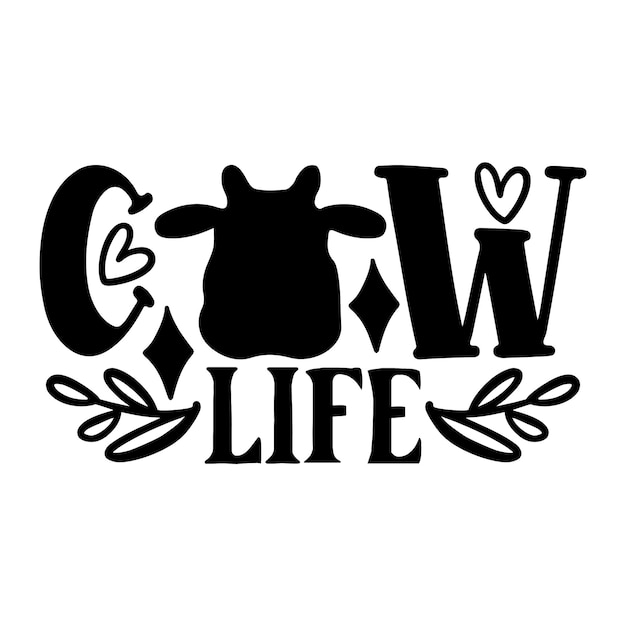 Cow SVG Design