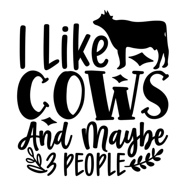 Cow SVG Design