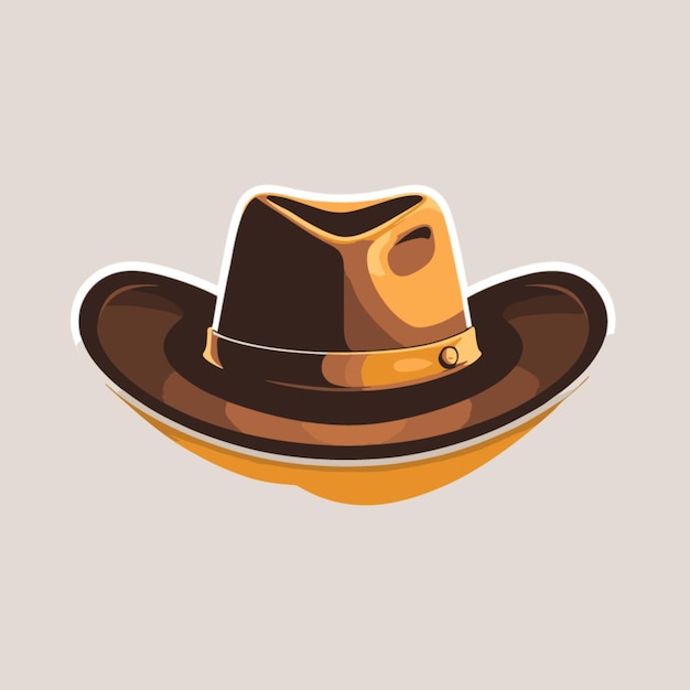 Vector cowboy hat cartoon vector