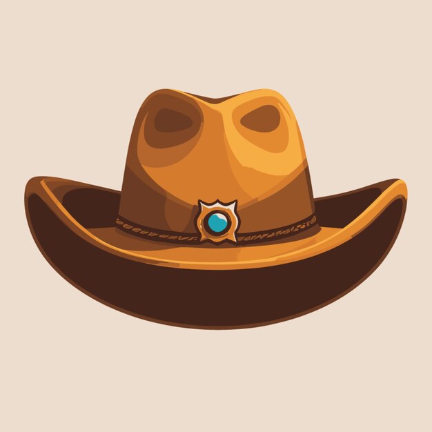 Vector cowboy hat cartoon vector