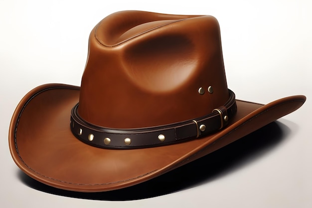 Vector cowboy hat isolated on white background