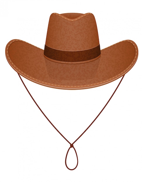 Cowboy hat vector illustration