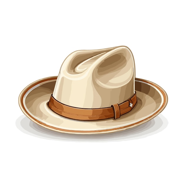 cowboy hat vector on a white background