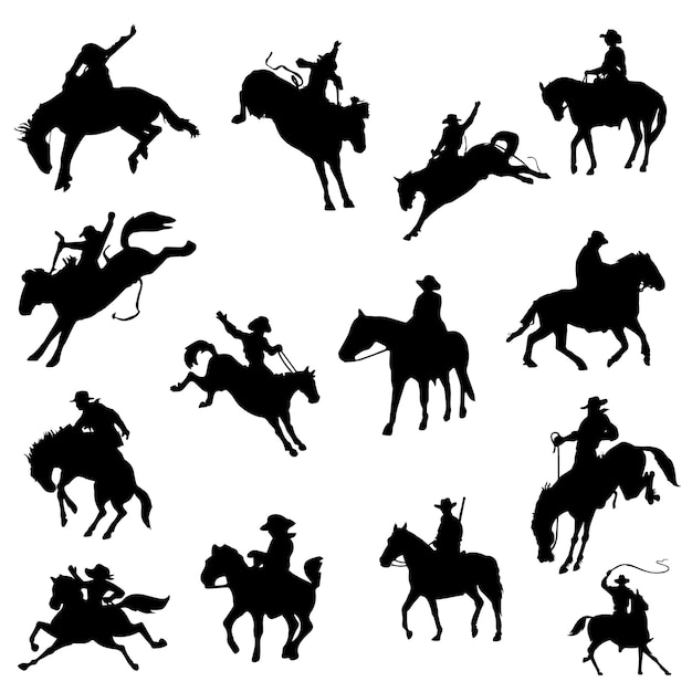 Cowboy horse vector Wild West Cowboy Horse Vector Art EPS Design for Frontier Adventures