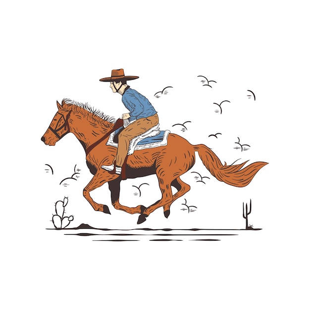 Cowboy Illustration