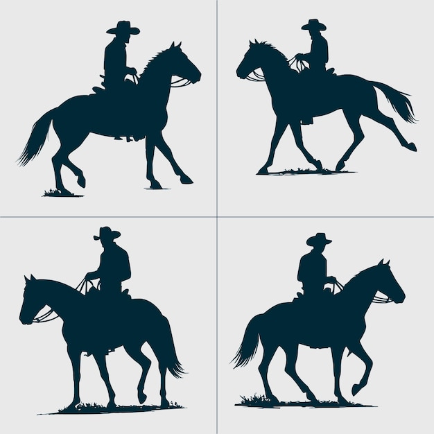 Cowboy svgCowboy Cowgirl svgcowboy silhouettecouple svgWestern Svgcowboy clipartWild west