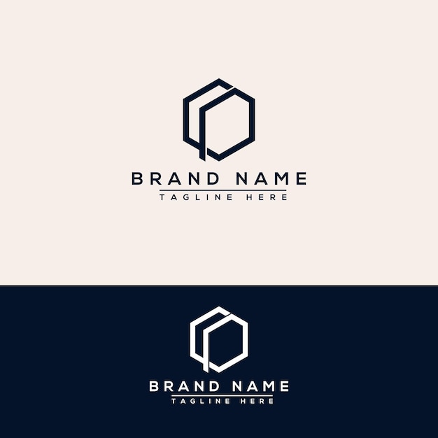 CP Logo Design Template Vector Graphic Branding Element