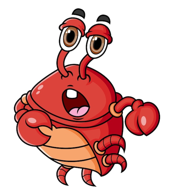 The crab is trying for sing and the sound very deep