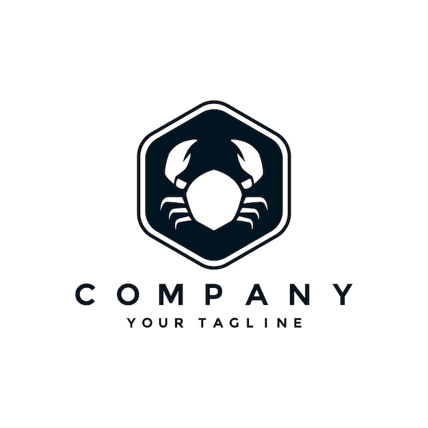 Crab logo vector for your company or business