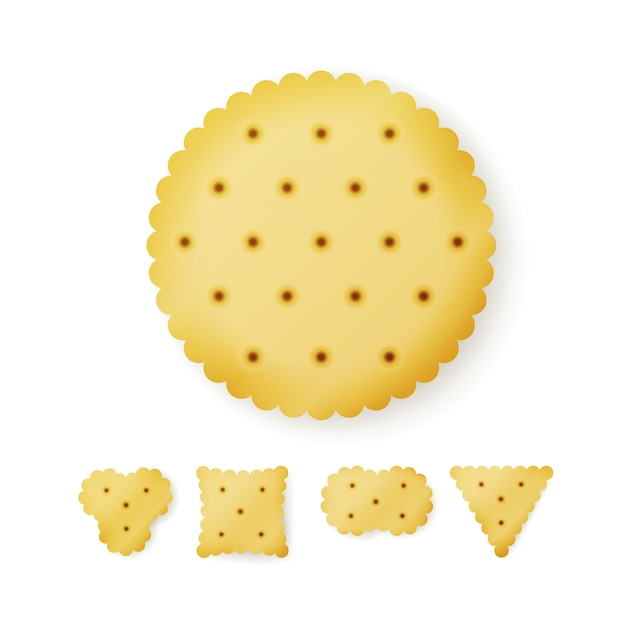 Cracker In Different Shapes.