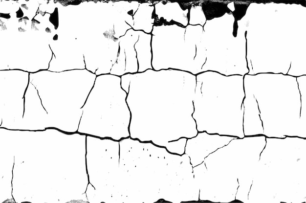 Cracks in a wall Vector grunge cracked texture background grunge design crack texture background