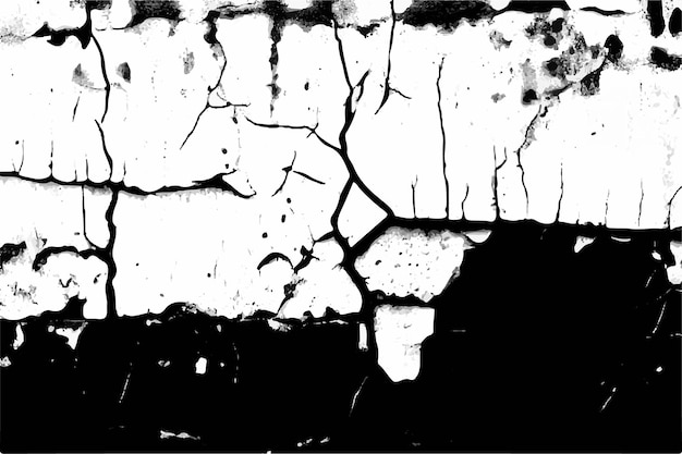 Cracks in a wall Vector grunge cracked texture background grunge design crack texture background