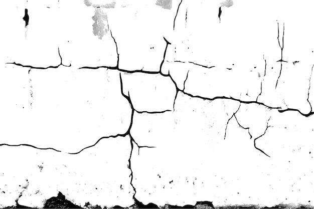 Cracks in a wall Vector grunge cracked texture background grunge design crack texture background