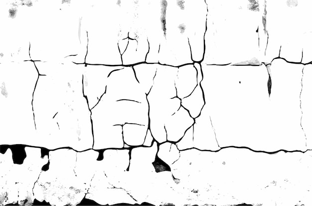 Cracks in a wall Vector grunge cracked texture background grunge design crack texture background