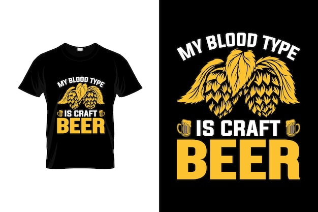 Craft beer TShirt Design or Craft beer poster Design Craft beer Quotes Craft beer Typography