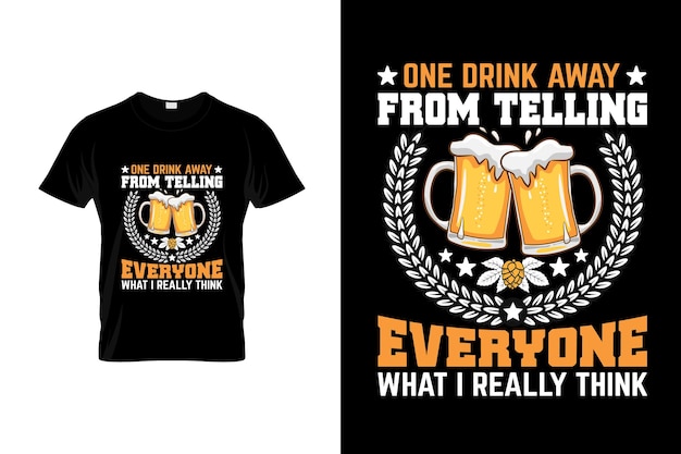 Craft beer TShirt Design or Craft beer poster Design Craft beer Quotes Craft beer Typography