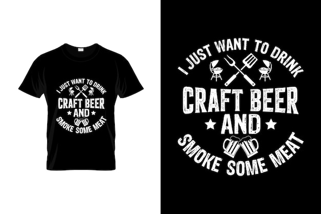 Craft beer TShirt Design or Craft beer poster Design Craft beer Quotes Craft beer Typography