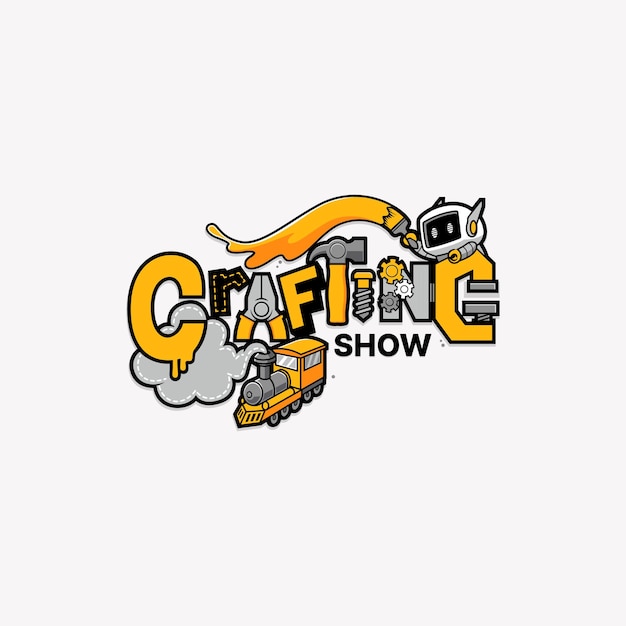 Crafting Show logo handmade logo