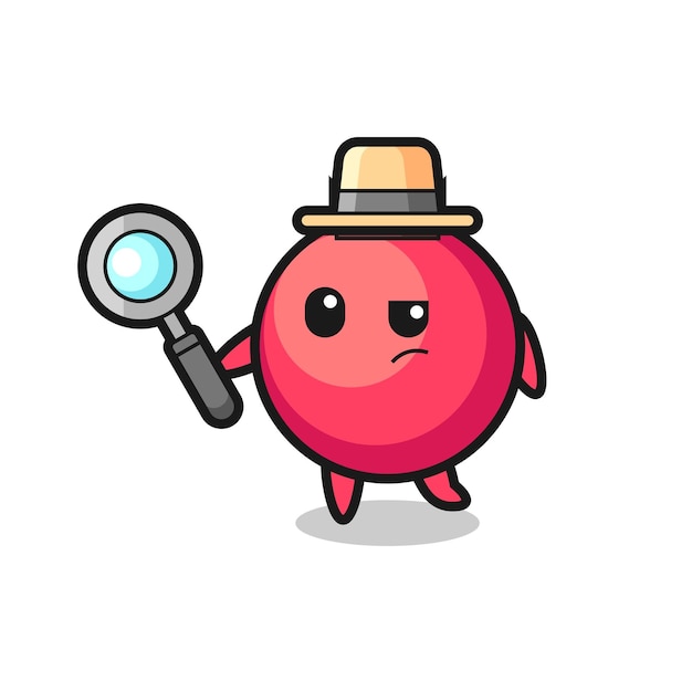 Cranberry detective character is analyzing a case