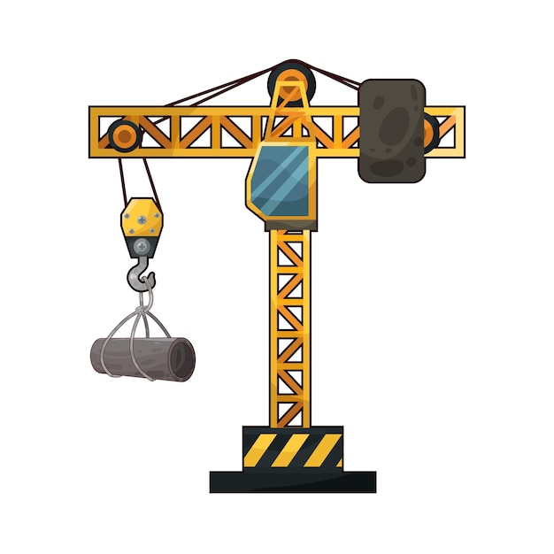 Vector crane illustration