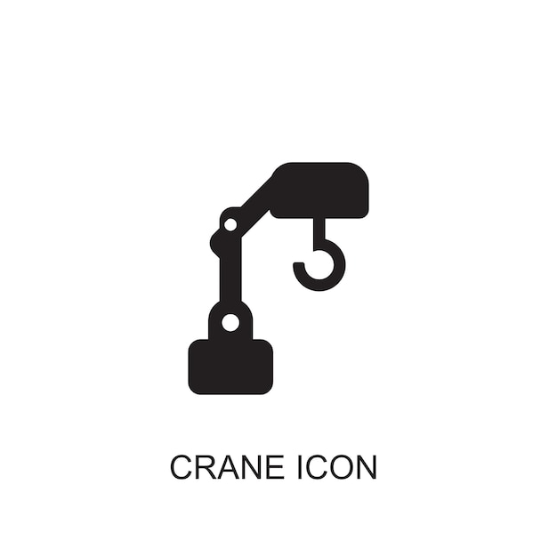 Crane vector icon icon