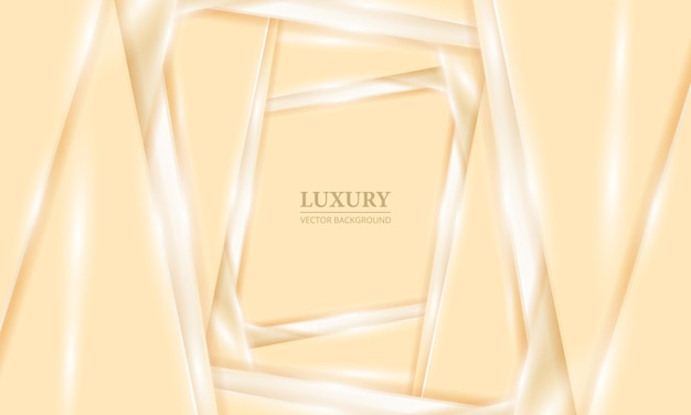 Cream color abstract luxury background with elegant gold lines and cream shade design elements