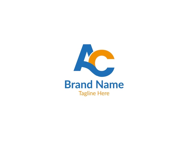 Createive Initial letter AC vector logo template