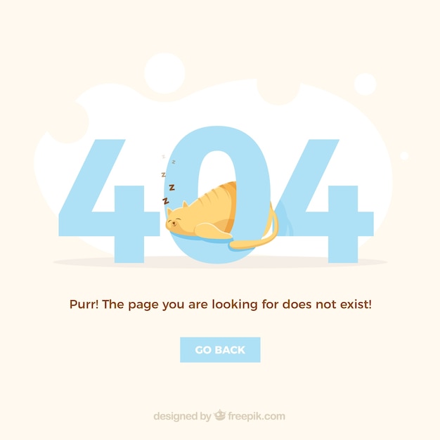 Creative 404 error background