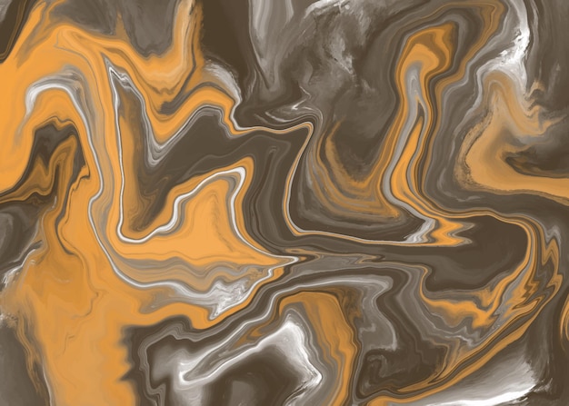 Vector creative abstract fluid art with liquid marble effect