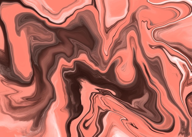 Vector creative abstract fluid art with liquid marble effect