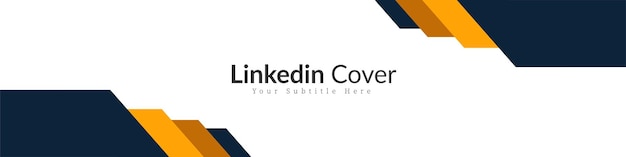 creative abstract linkedin banner