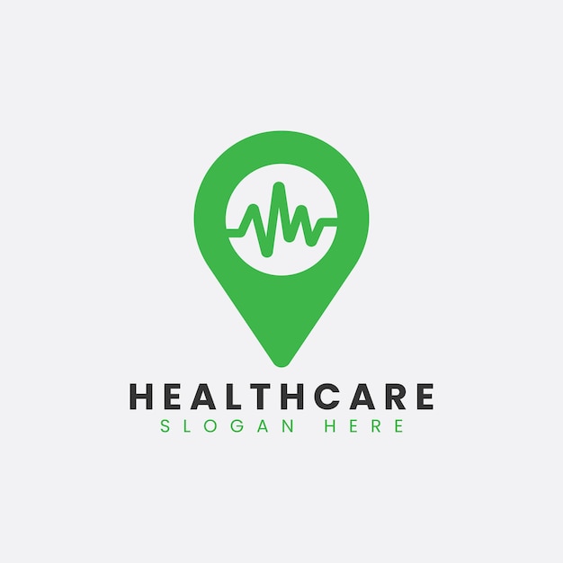 Creative abstract modern clinic hospital logo design colorful gradient clinic logo template