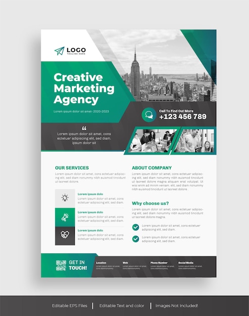 Creative agency flyer Template