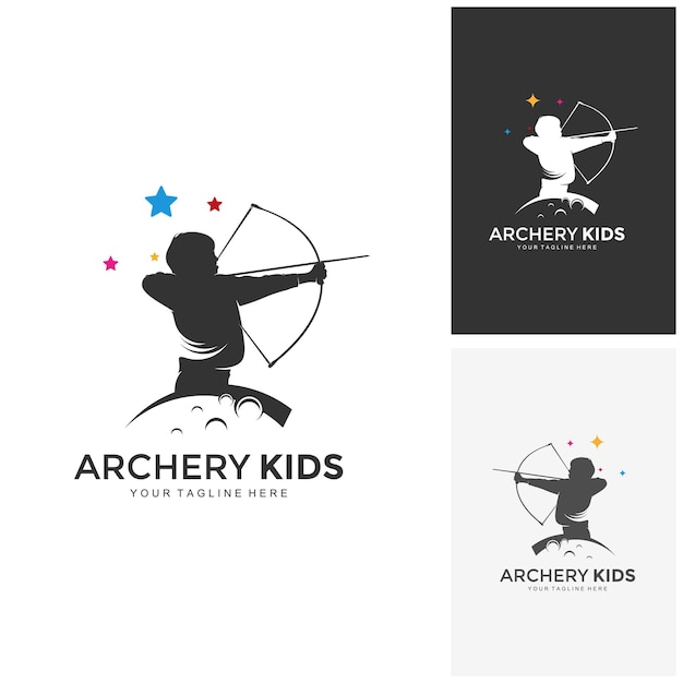 creative archery design concepts illustrations 