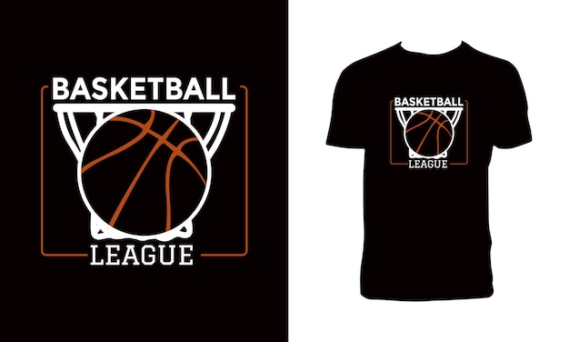 Vector creative basketball t shirt design