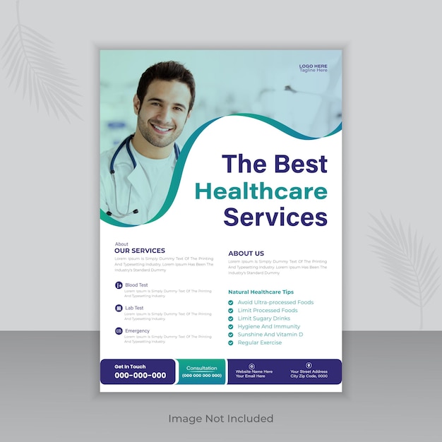 Creative The Best Medical Flyer Or Brochure Design Template