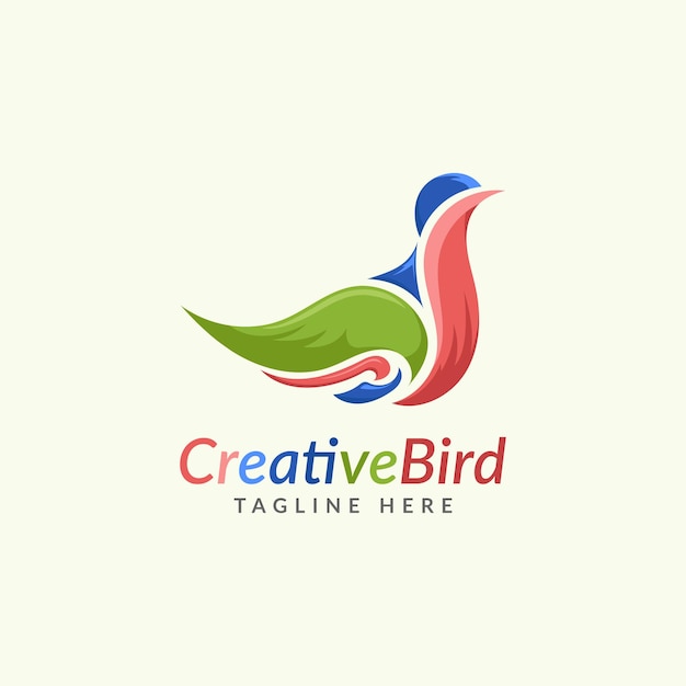 Creative bird logo design