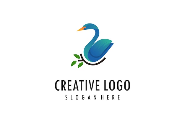 Creative bird logo vector graphics