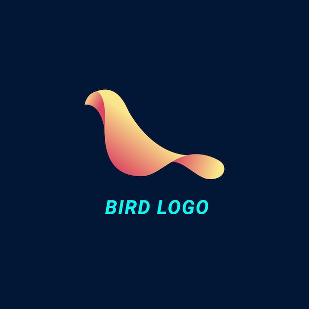 Creative Bird logo with blue background