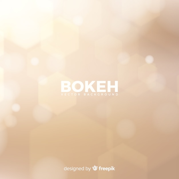 Creative bokeh background design