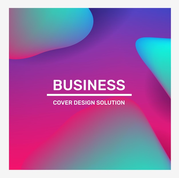  creative bright illustration of business abstract gradient background