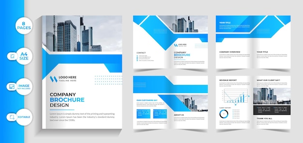 Creative brochure design template